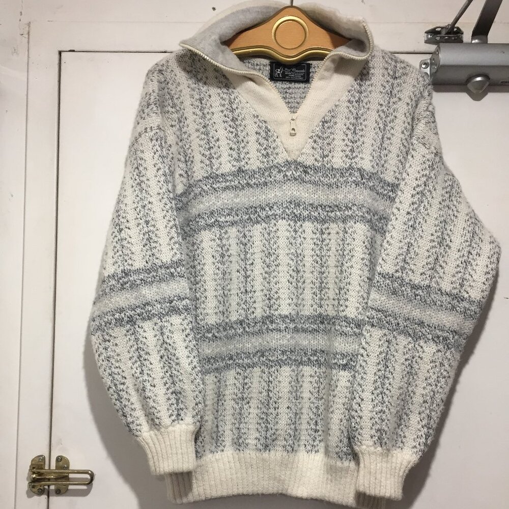 VINTAGE TEJIDO SOFT BABY ALPACA KNITTED SWEATERS SIZE M